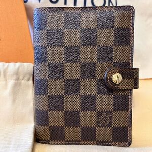 Louis Vuitton Damier Ebene Agenda pm